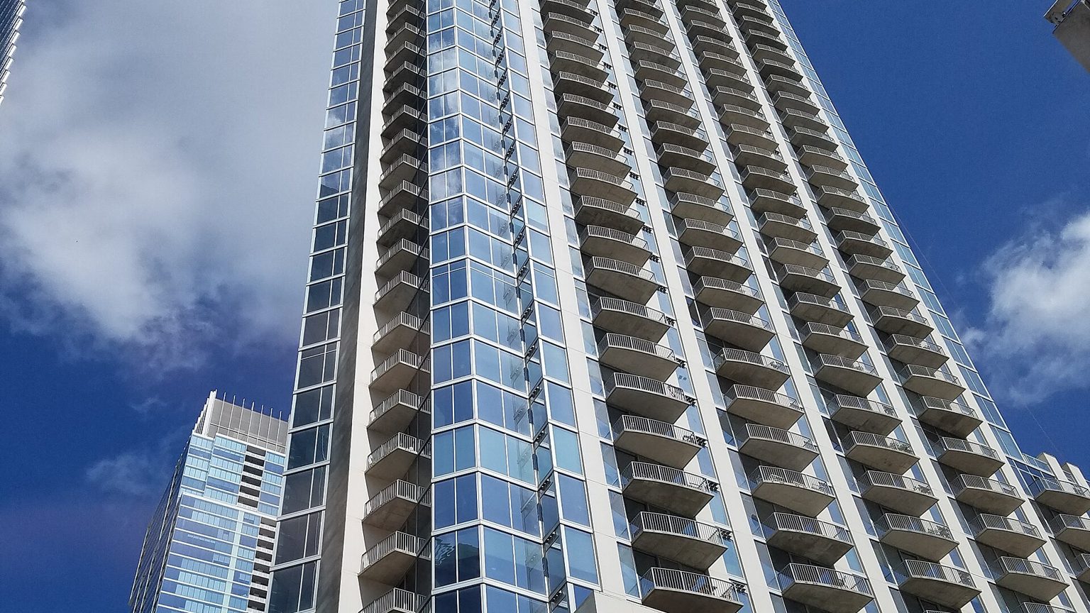 360 Condominiums tower in downtown Austin