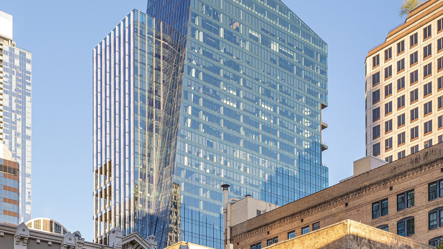 Indeed Tower office building in downtown Austin