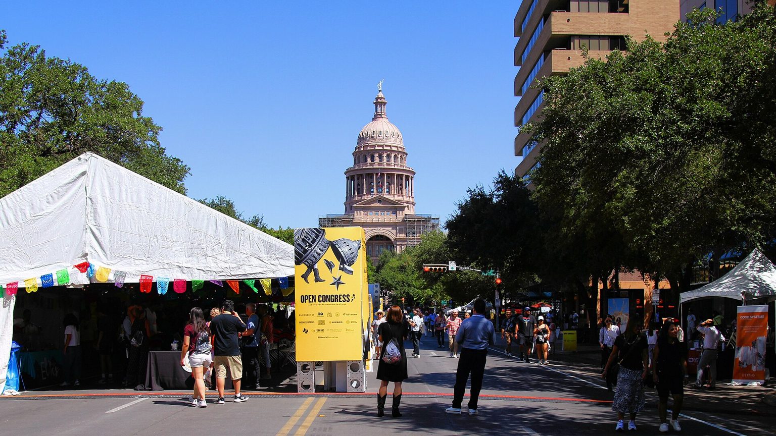 Congress Avenue in downtown Austin