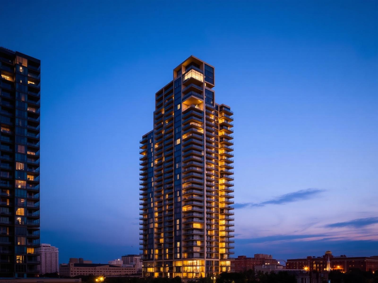 The Independent condo tower at 301 West Ave, Austin TX